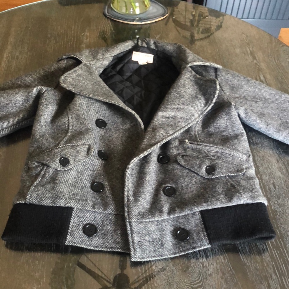 Filson Women's Grey Wool Bomber Jacket